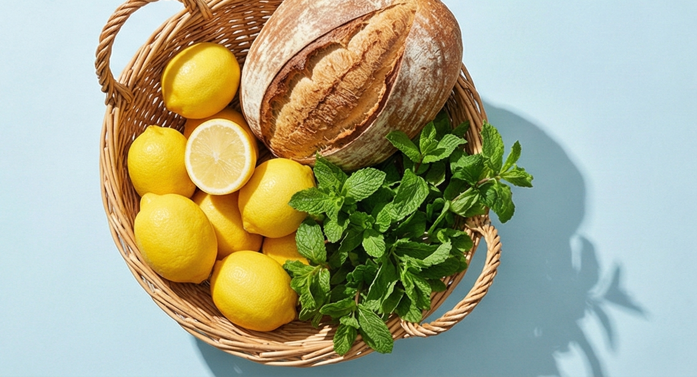 Frische Zutaten vom Markt